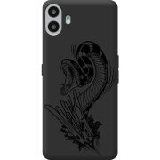 Чорний чохол BoxFace Nothing CMF Phone 1 Snake