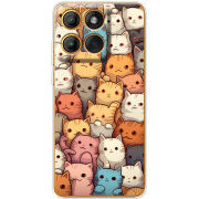 Чохол BoxFace Motorola Moto G86 Котики муркотики