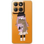 Прозорий чохол BoxFace Motorola Moto G86 Winter Morning Girl