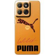 Прозорий чохол BoxFace Motorola Moto G86 Wild Cat