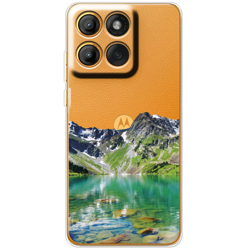 Прозорий чохол BoxFace Motorola Moto G86 Green Mountain