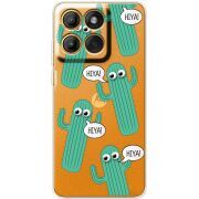 Прозорий чохол BoxFace Motorola Moto G86 с 3D-глазками HIYA