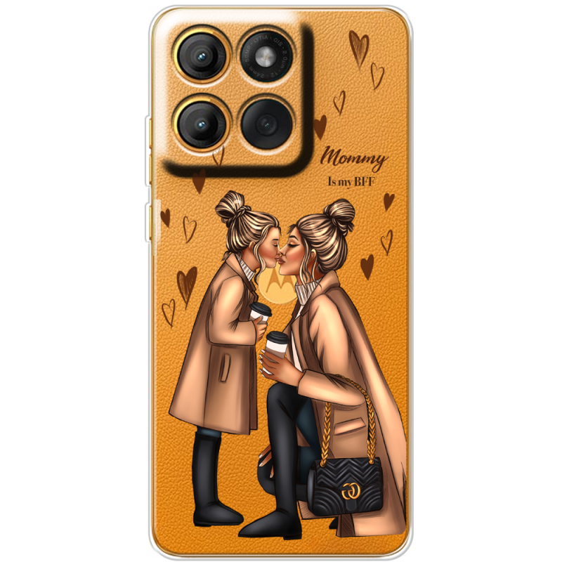 Прозорий чохол BoxFace Motorola Moto G86 Mommy Is My BFF