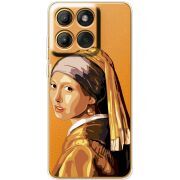 Прозорий чохол BoxFace Motorola Moto G86 Девушка с жемчужной серёжкой