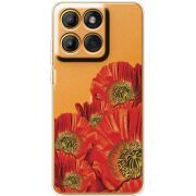 Прозорий чохол BoxFace Motorola Moto G86 Red Poppies