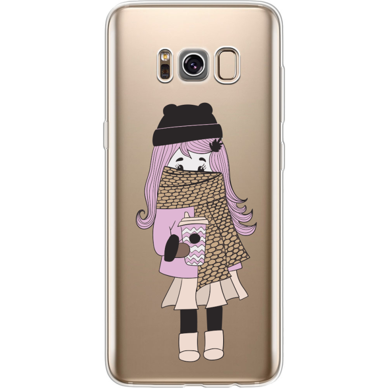 Прозрачный чехол Uprint Samsung G950 Galaxy S8 Winter Morning Girl