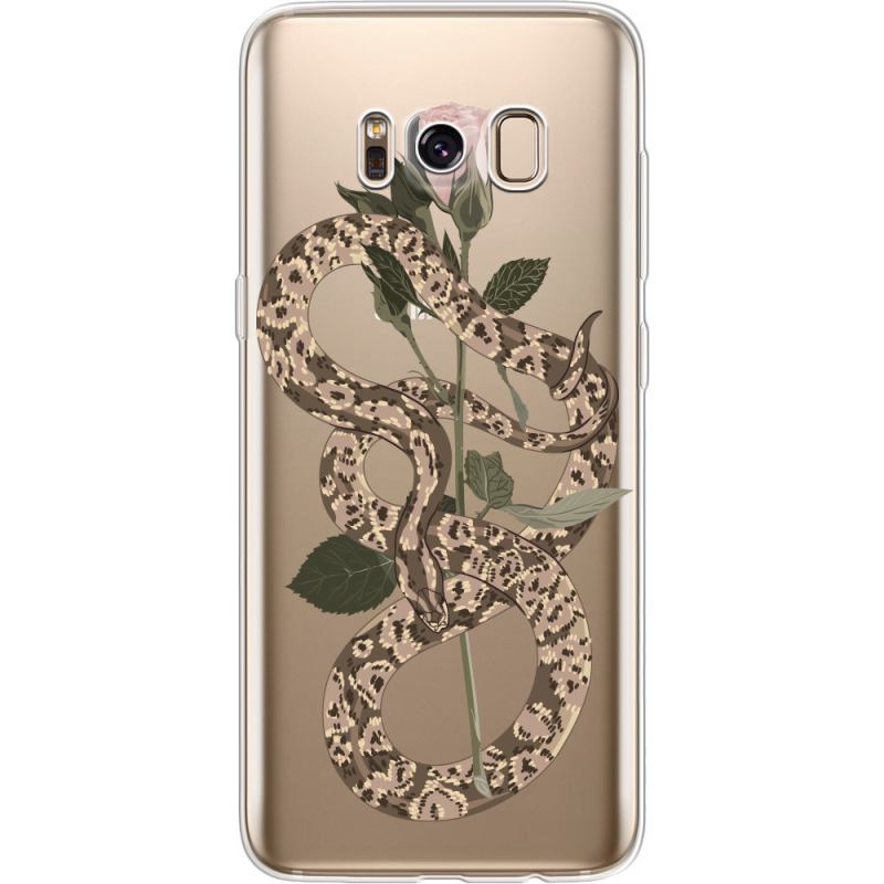 Прозрачный чехол Uprint Samsung G950 Galaxy S8 Glamor Snake