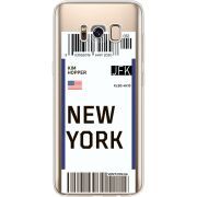 Прозрачный чехол Uprint Samsung G950 Galaxy S8 Ticket New York