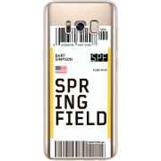 Прозрачный чехол Uprint Samsung G950 Galaxy S8 Ticket Springfield