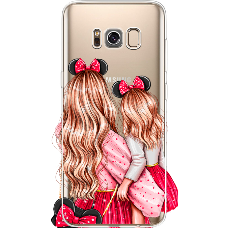 Прозрачный чехол Uprint Samsung G950 Galaxy S8 Mouse Girls