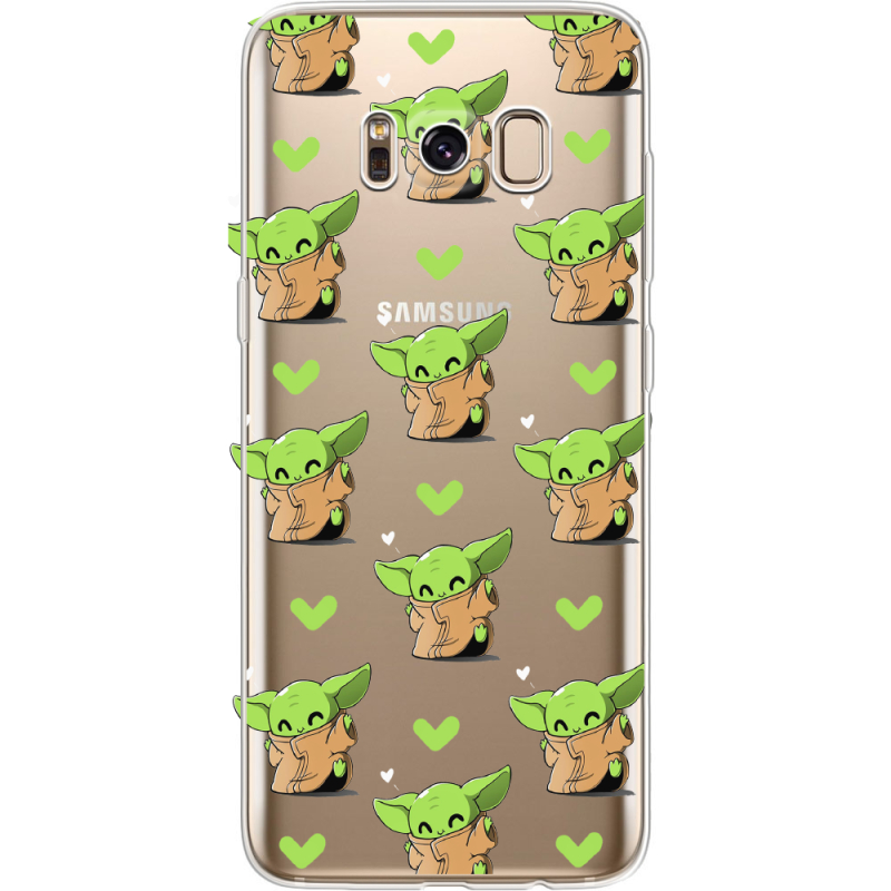 Прозрачный чехол Uprint Samsung G950 Galaxy S8 Pattern Baby Yoda