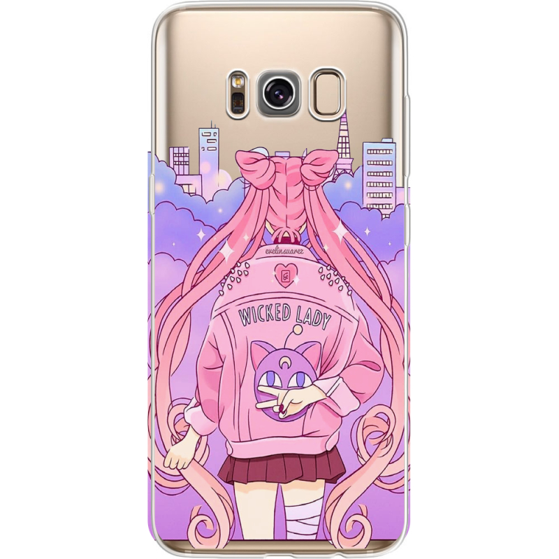 Прозрачный чехол Uprint Samsung G950 Galaxy S8 Wiked Lady