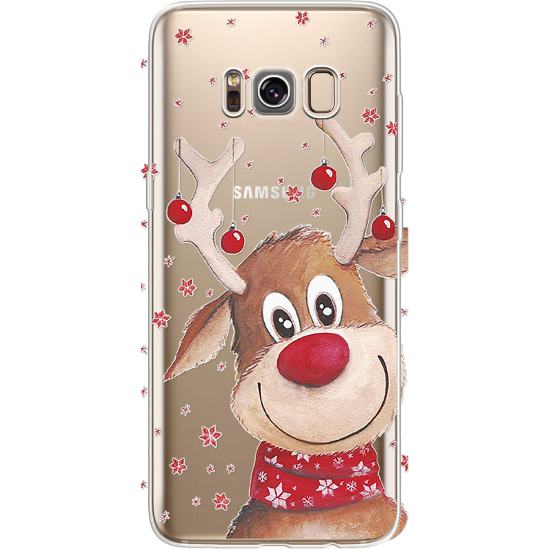 Прозрачный чехол Uprint Samsung G950 Galaxy S8 Winter Deer