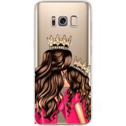 Прозрачный чехол Uprint Samsung G950 Galaxy S8 Queen and Princess