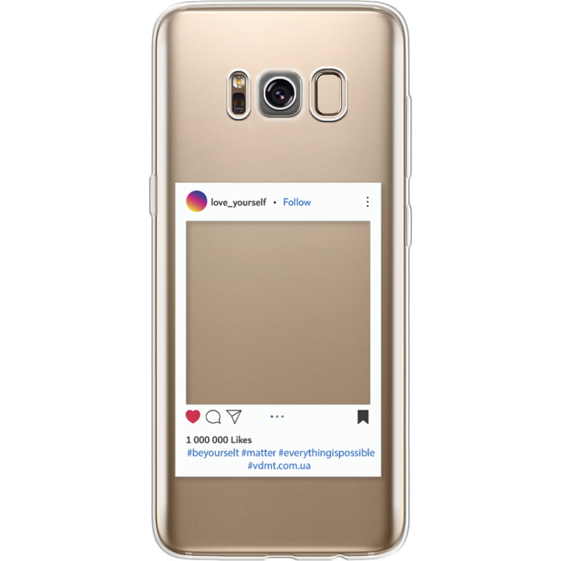 Прозрачный чехол Uprint Samsung G950 Galaxy S8 Insta