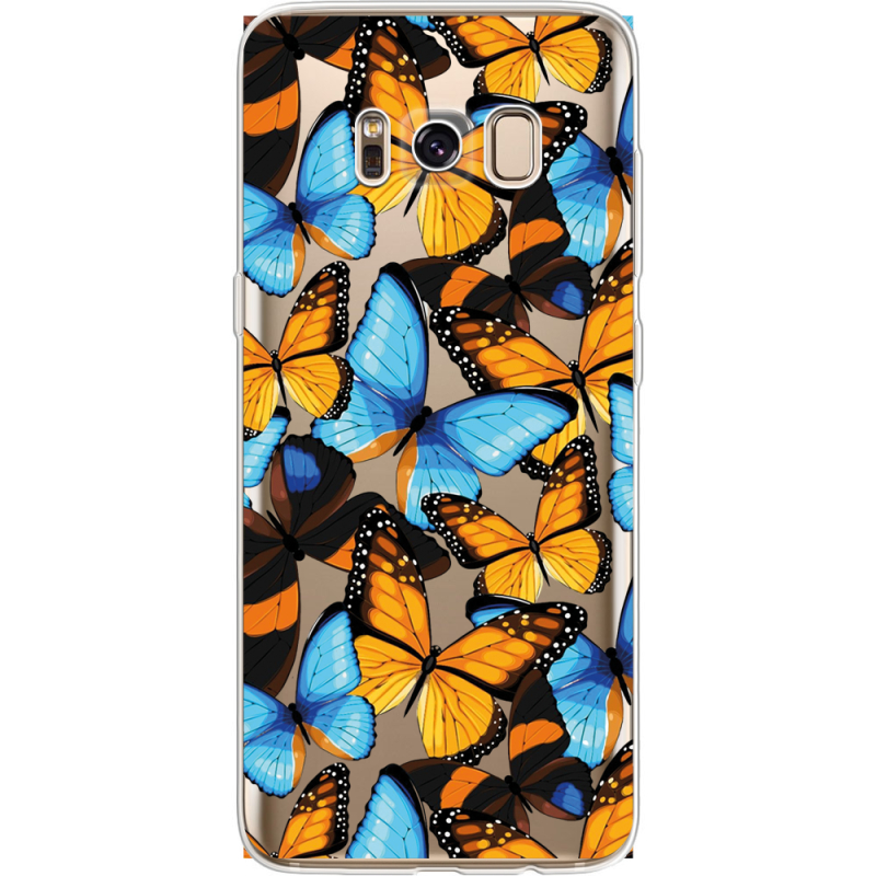 Прозрачный чехол Uprint Samsung G950 Galaxy S8 Butterfly Morpho