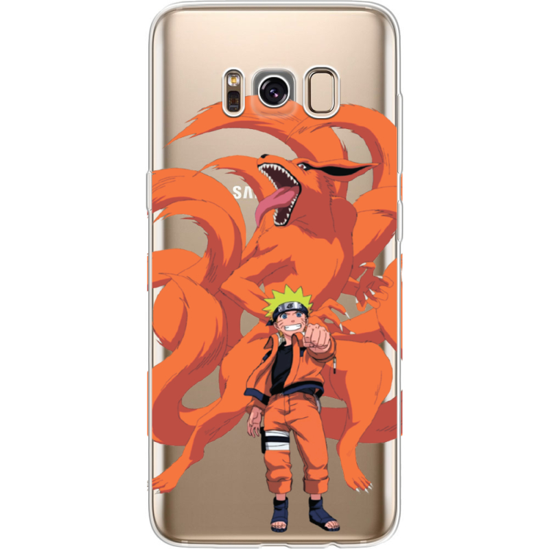Прозрачный чехол Uprint Samsung G950 Galaxy S8 Naruto and Kurama