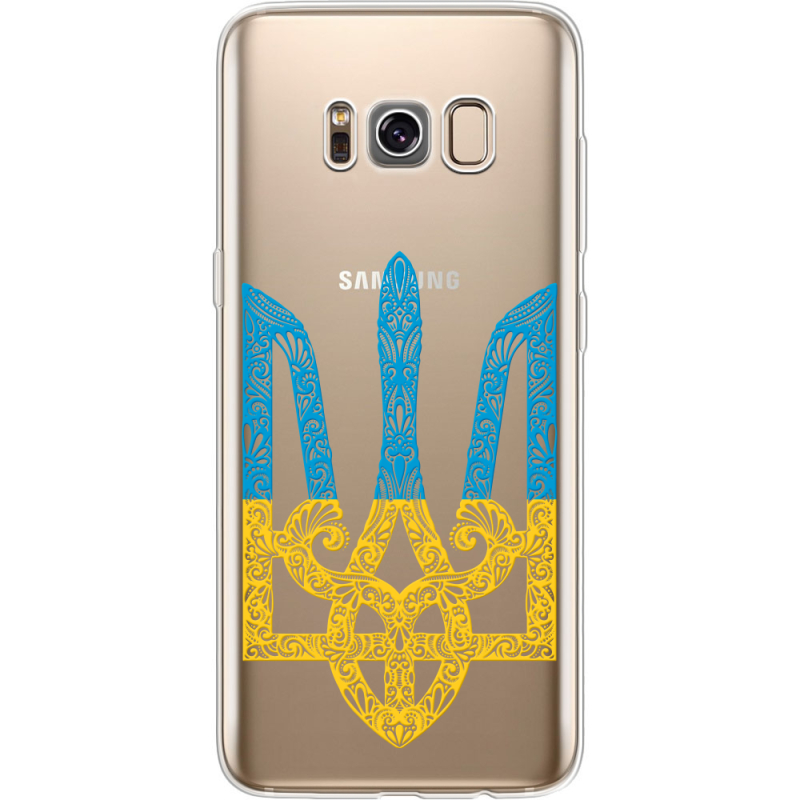 Прозрачный чехол Uprint Samsung G950 Galaxy S8 Gold Trident