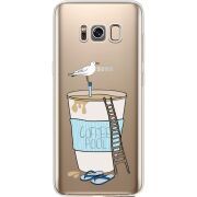 Прозрачный чехол Uprint Samsung G950 Galaxy S8 Segull in Cofee Pool