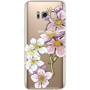 Прозрачный чехол Uprint Samsung G950 Galaxy S8 Cherry Blossom