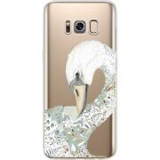 Прозрачный чехол Uprint Samsung G950 Galaxy S8 Swan