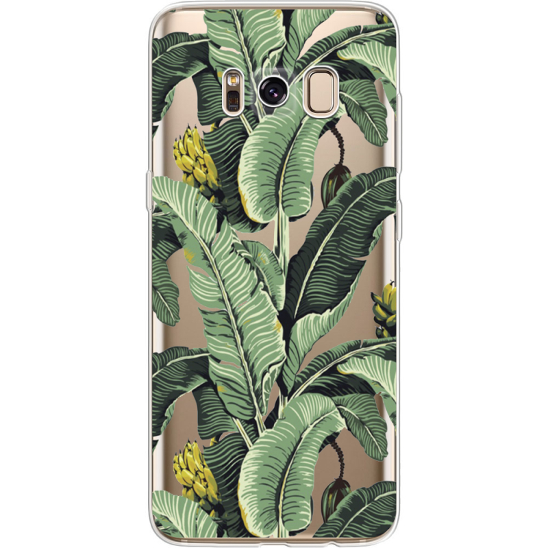 Прозрачный чехол Uprint Samsung G950 Galaxy S8 Banana Leaves