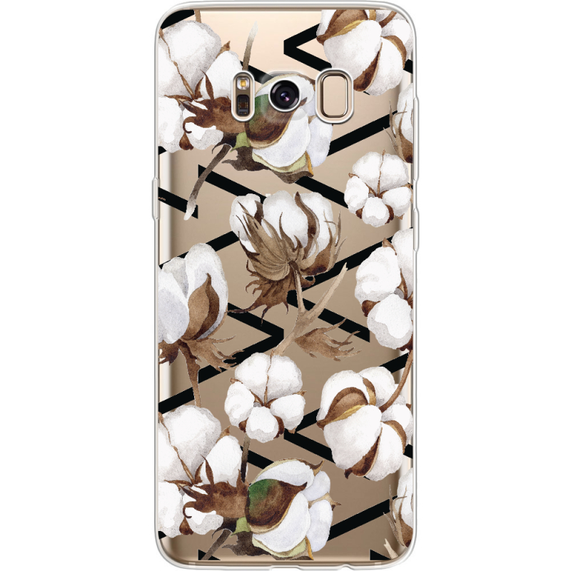 Прозрачный чехол Uprint Samsung G950 Galaxy S8 Cotton flowers