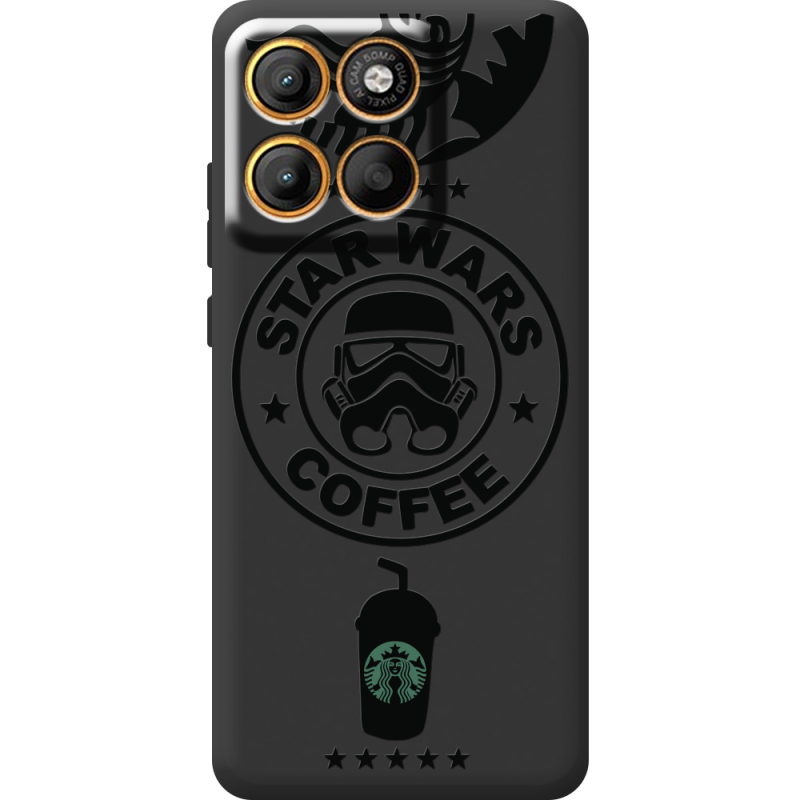Чорний чохол BoxFace Motorola Moto G86 Dark Coffee