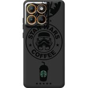 Чорний чохол BoxFace Motorola Moto G86 Dark Coffee