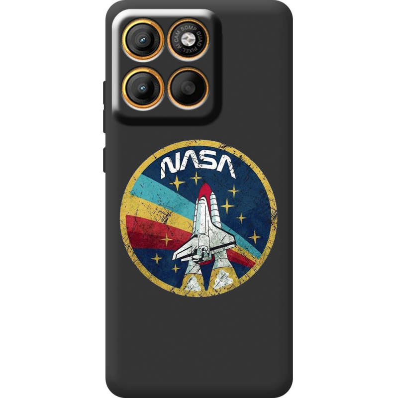 Чорний чохол BoxFace Motorola Moto G86 NASA