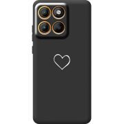 Чорний чохол BoxFace Motorola Moto G86 My Heart