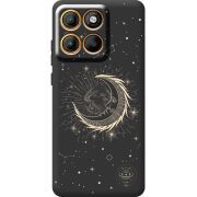 Чорний чохол BoxFace Motorola Moto G86 Moon