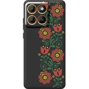 Чорний чохол BoxFace Motorola Moto G86 Ethno