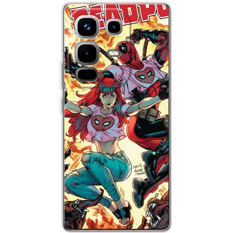 Чохол BoxFace Infinix Note 50 Pro Plus Deadpool and Mary Jane