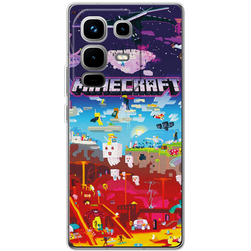 Чохол BoxFace Infinix Note 50 Pro Plus Minecraft World Beyond
