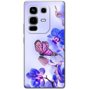 Чохол BoxFace Infinix Note 50 Pro Plus Orchids and Butterflies