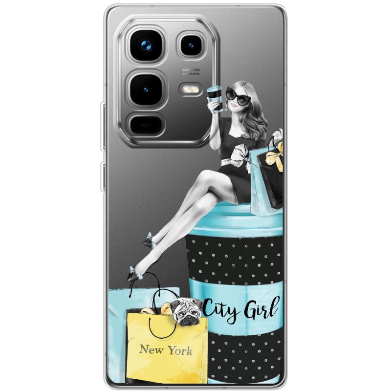 Прозорий чохол BoxFace Infinix Note 50 Pro Plus City Girl