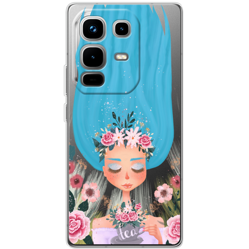 Прозорий чохол BoxFace Infinix Note 50 Pro Plus Blue Hair