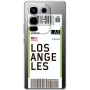 Прозорий чохол BoxFace Infinix Note 50 Pro Plus Ticket Los Angeles