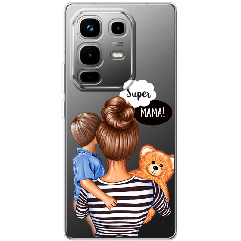 Прозорий чохол BoxFace Infinix Note 50 Pro Plus Super Mama and Son