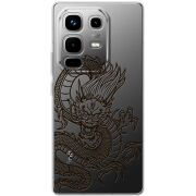 Прозорий чохол BoxFace Infinix Note 50 Pro Plus Chinese Dragon