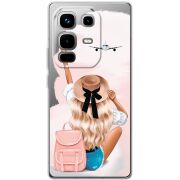 Прозорий чохол BoxFace Infinix Note 50 Pro Plus Travel Girl