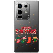 Прозорий чохол BoxFace Infinix Note 50 Pro Plus Merry Christmas