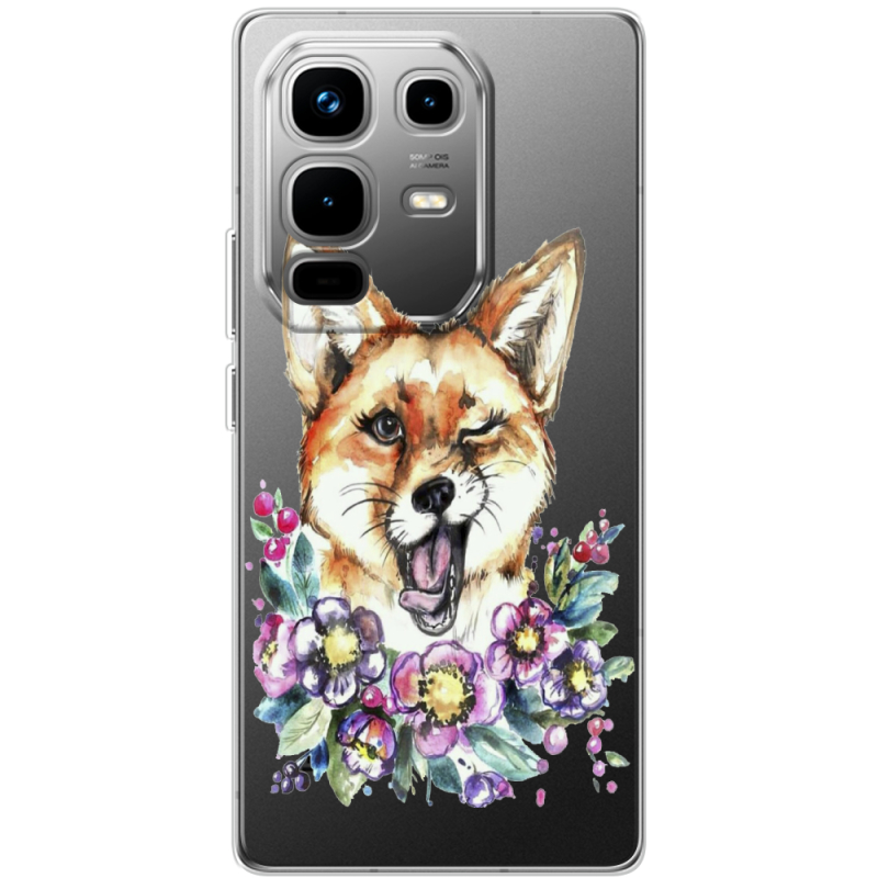 Прозорий чохол BoxFace Infinix Note 50 Pro Plus Winking Fox