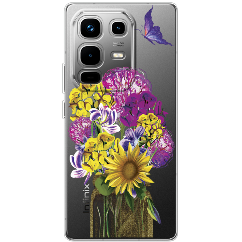 Прозорий чохол BoxFace Infinix Note 50 Pro Plus My Bouquet