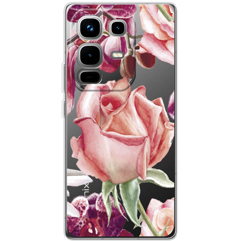 Прозорий чохол BoxFace Infinix Note 50 Pro Plus Rose