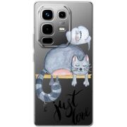 Прозорий чохол BoxFace Infinix Note 50 Pro Plus Just Love