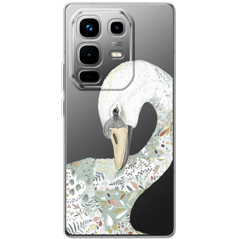 Прозорий чохол BoxFace Infinix Note 50 Pro Plus Swan