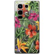Прозорий чохол BoxFace Infinix Note 50 Pro Plus Tropical Flowers