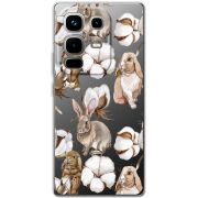 Прозорий чохол BoxFace Infinix Note 50 Pro Plus Cotton and Rabbits